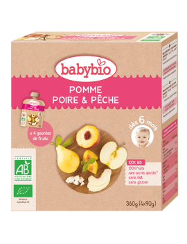 Gourde Pomme Poire Pêche