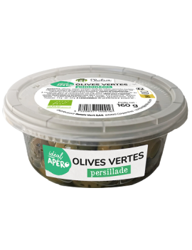 Olives vertes à l'ail...