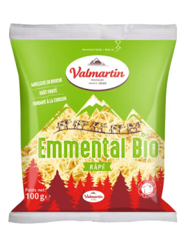 Geraspt emmental (100 gr)