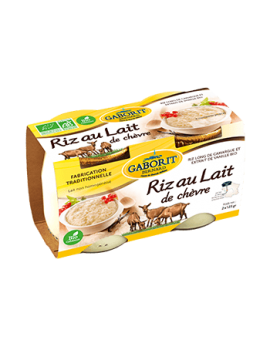 Riz au lait de chèvre...