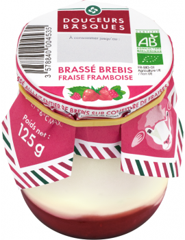 Yaourt brebis fraise...