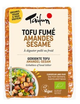 Tofu fumé amandes et...