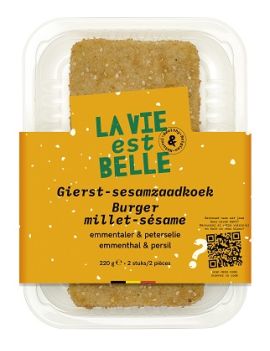 Gierst kaas burger...