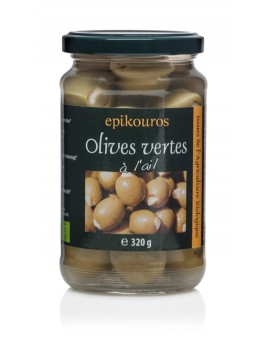 OLIVES VERTES A L'AIL...