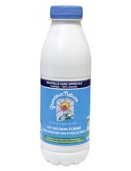 Lait de vache UHT 1/2...