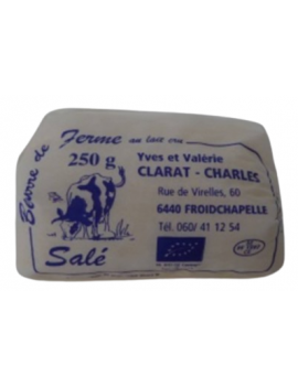 Beurre de ferme salé...